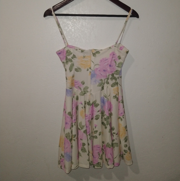 ZARA (BLOGGERS FAV) Floral Mini Corset Dress - Picture 7 of 11